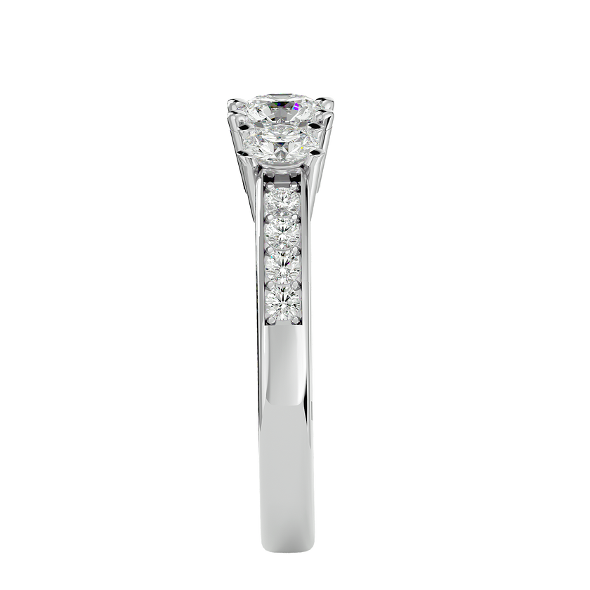 Janelle Three Stone Ring