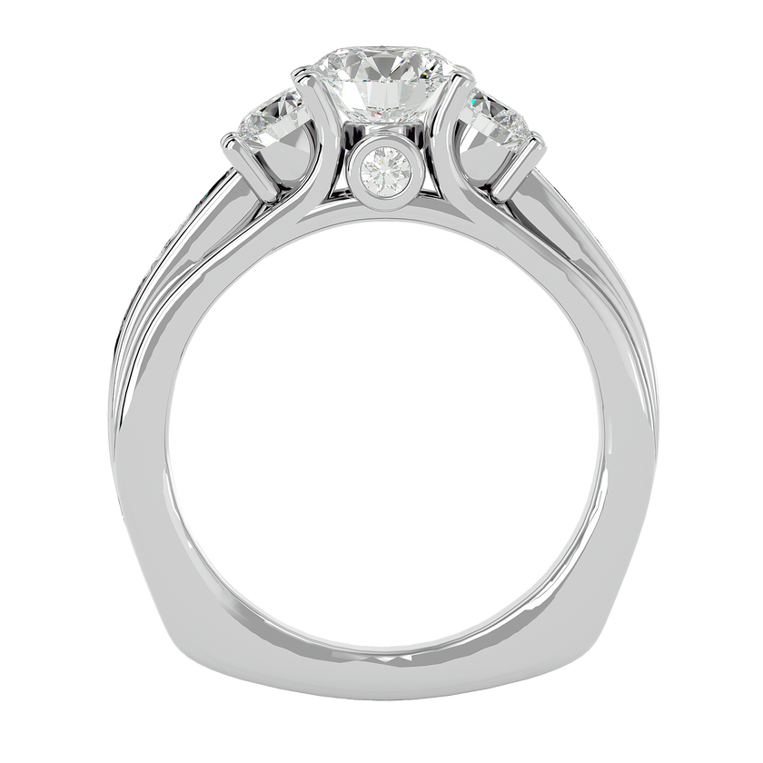 Dorothy Three Stone Ring
