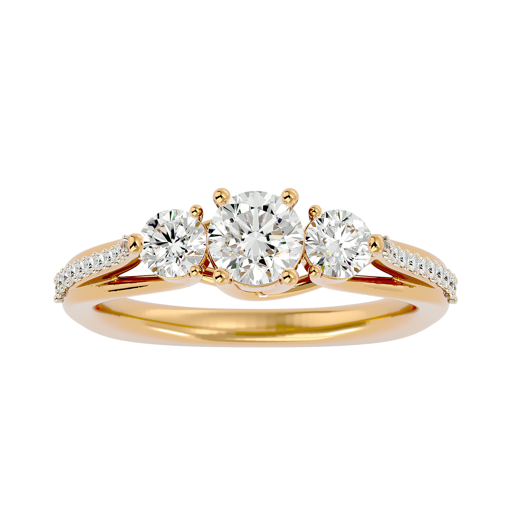 Julie Three Stone Ring