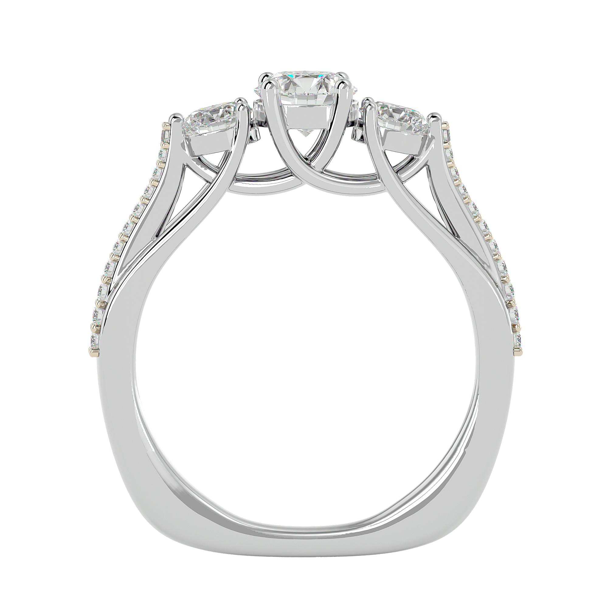 Julie Three Stone Ring