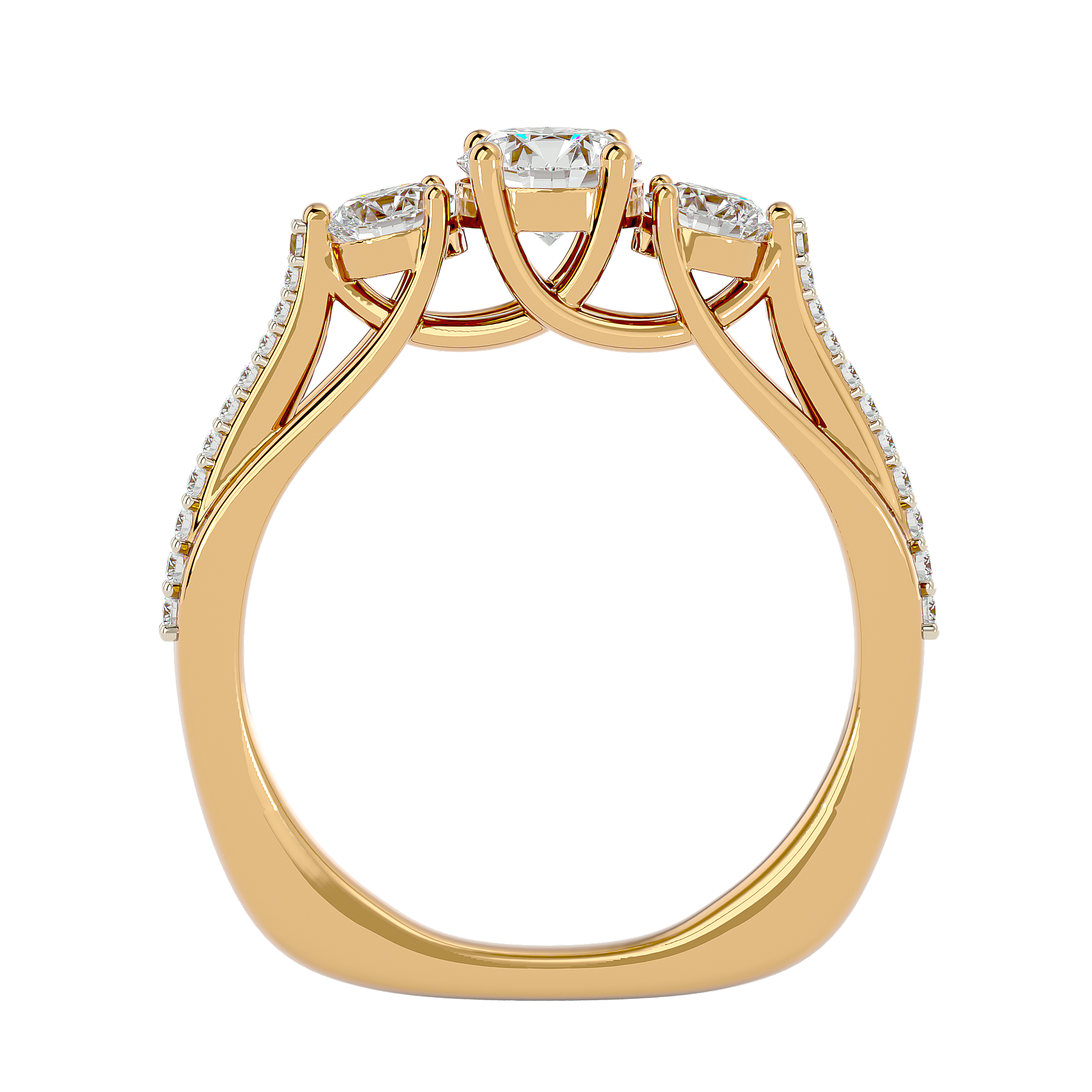 Julie Three Stone Ring