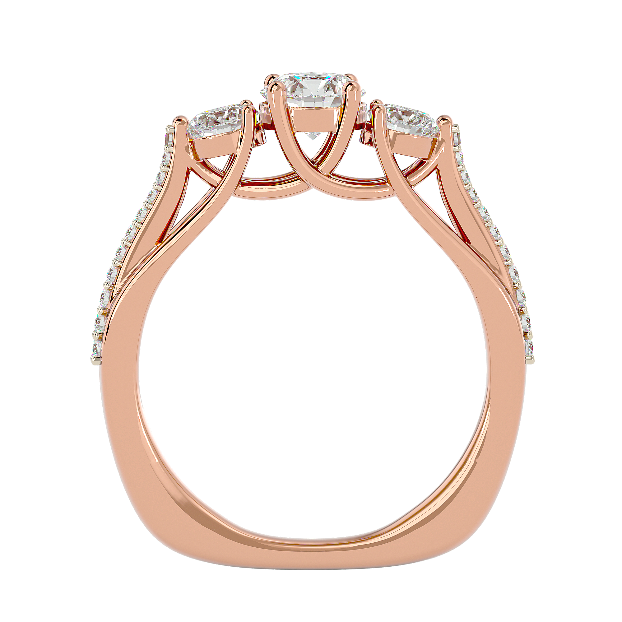 Julie Three Stone Ring