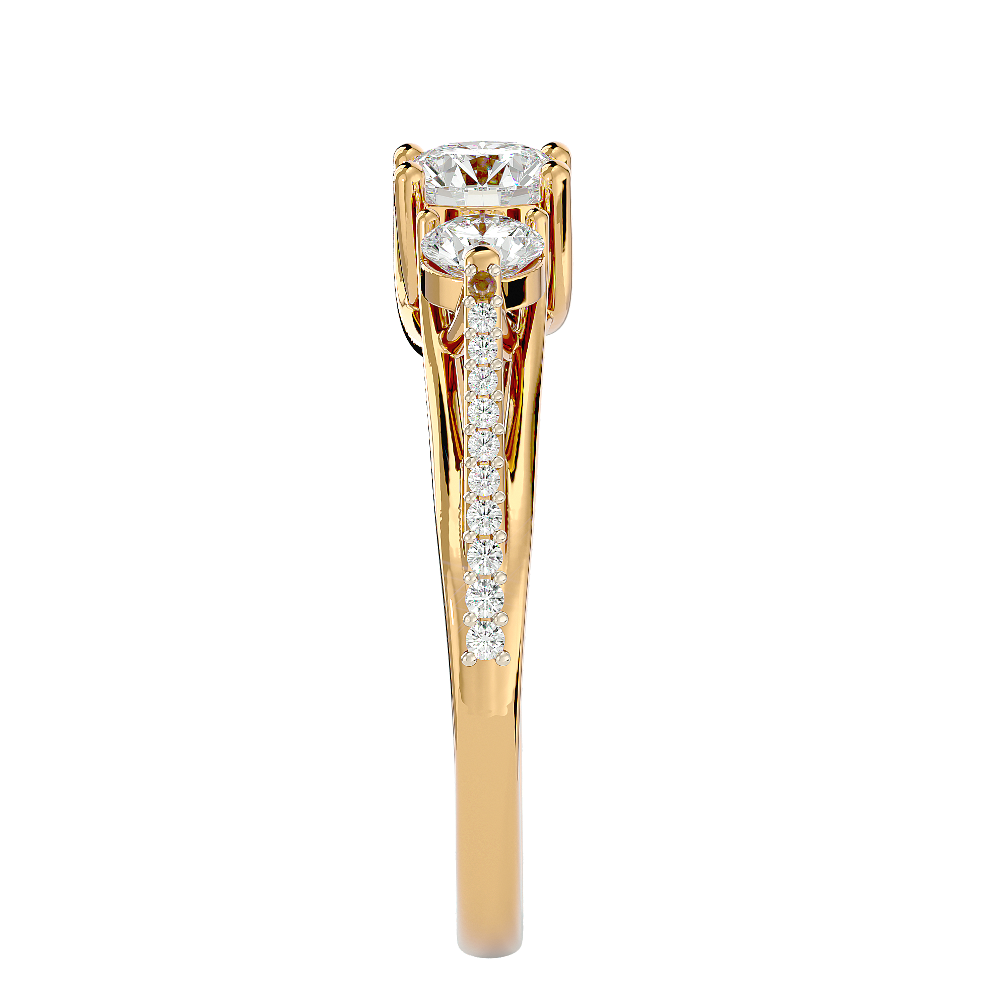 Julie Three Stone Ring