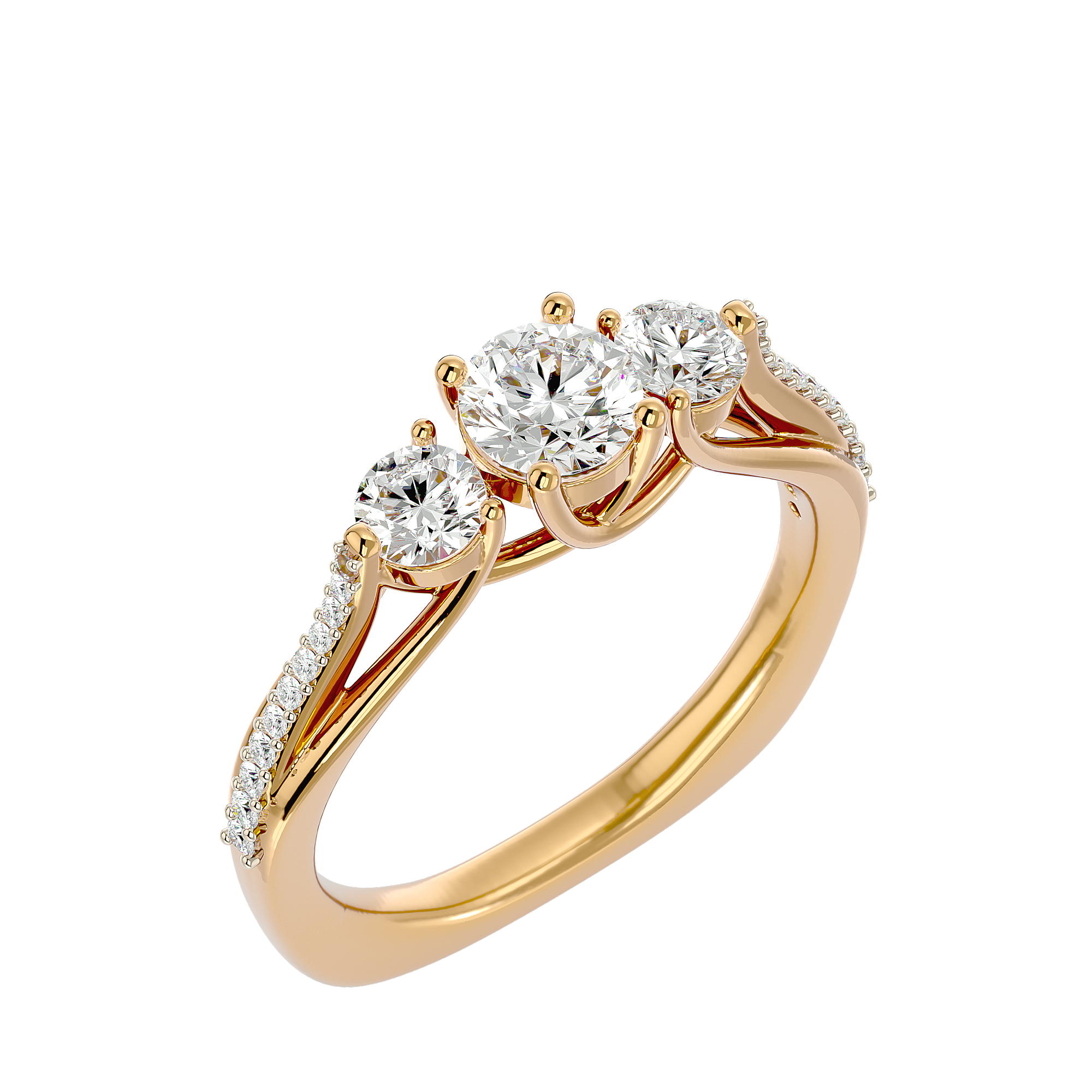 Julie Three Stone Ring