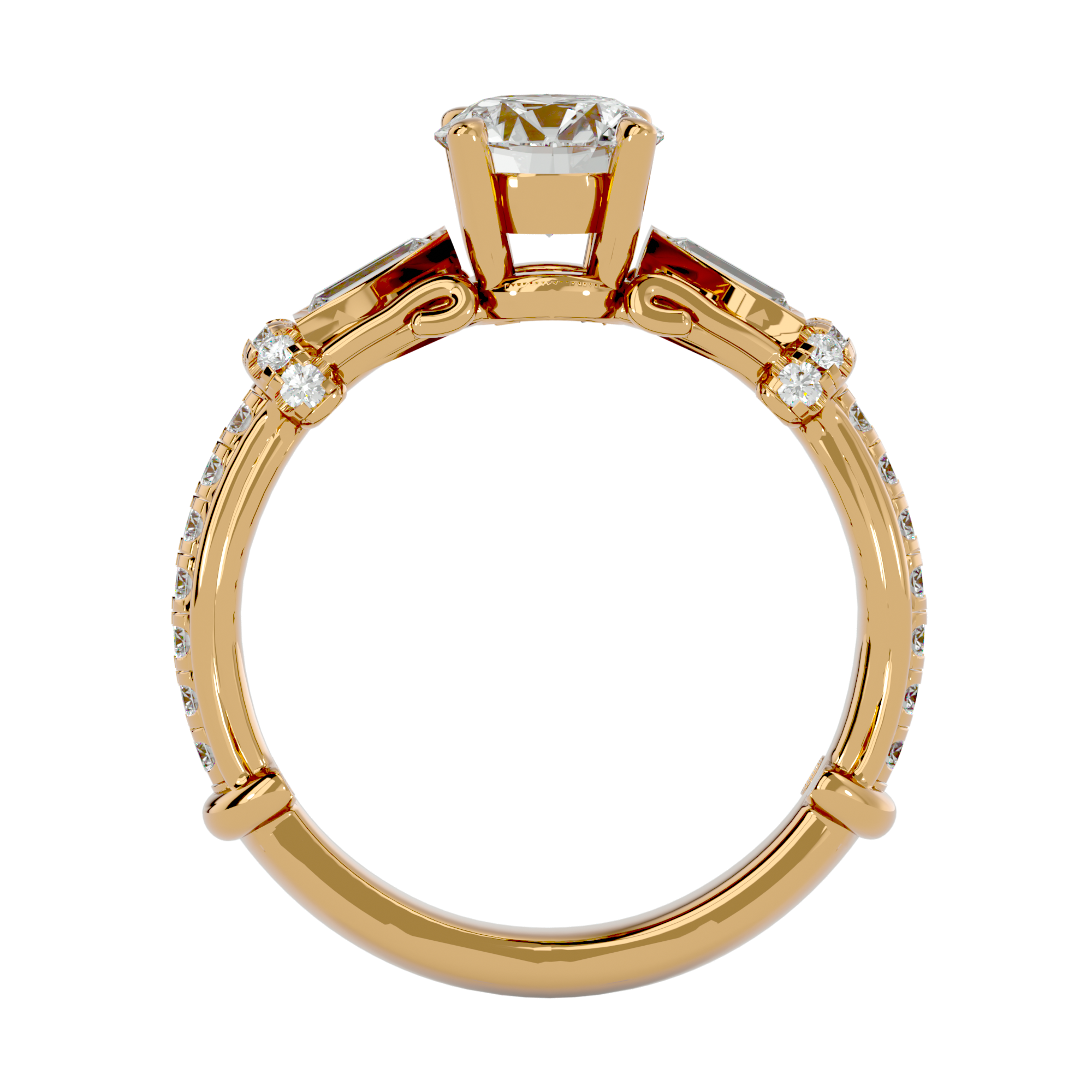 Emilee Three Stone Ring