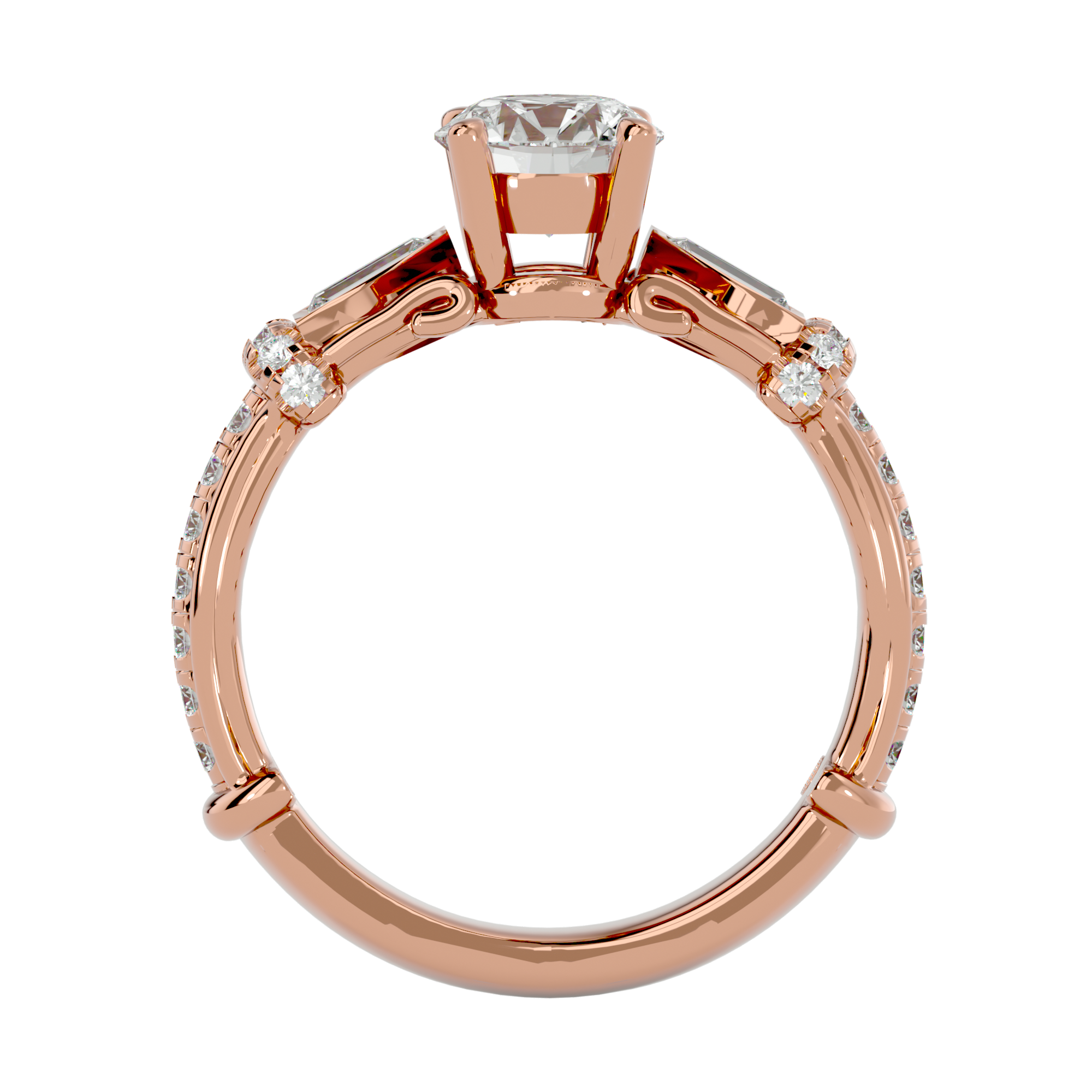 Emilee Three Stone Ring