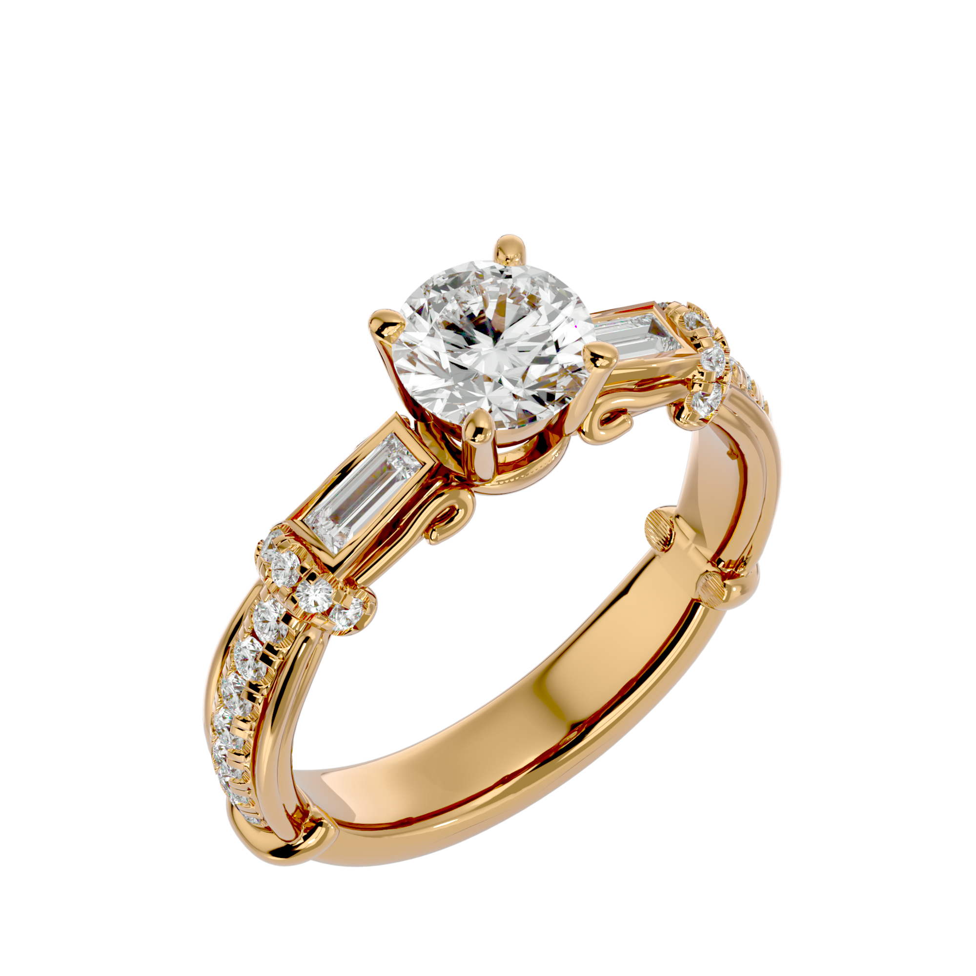 Emilee Three Stone Ring