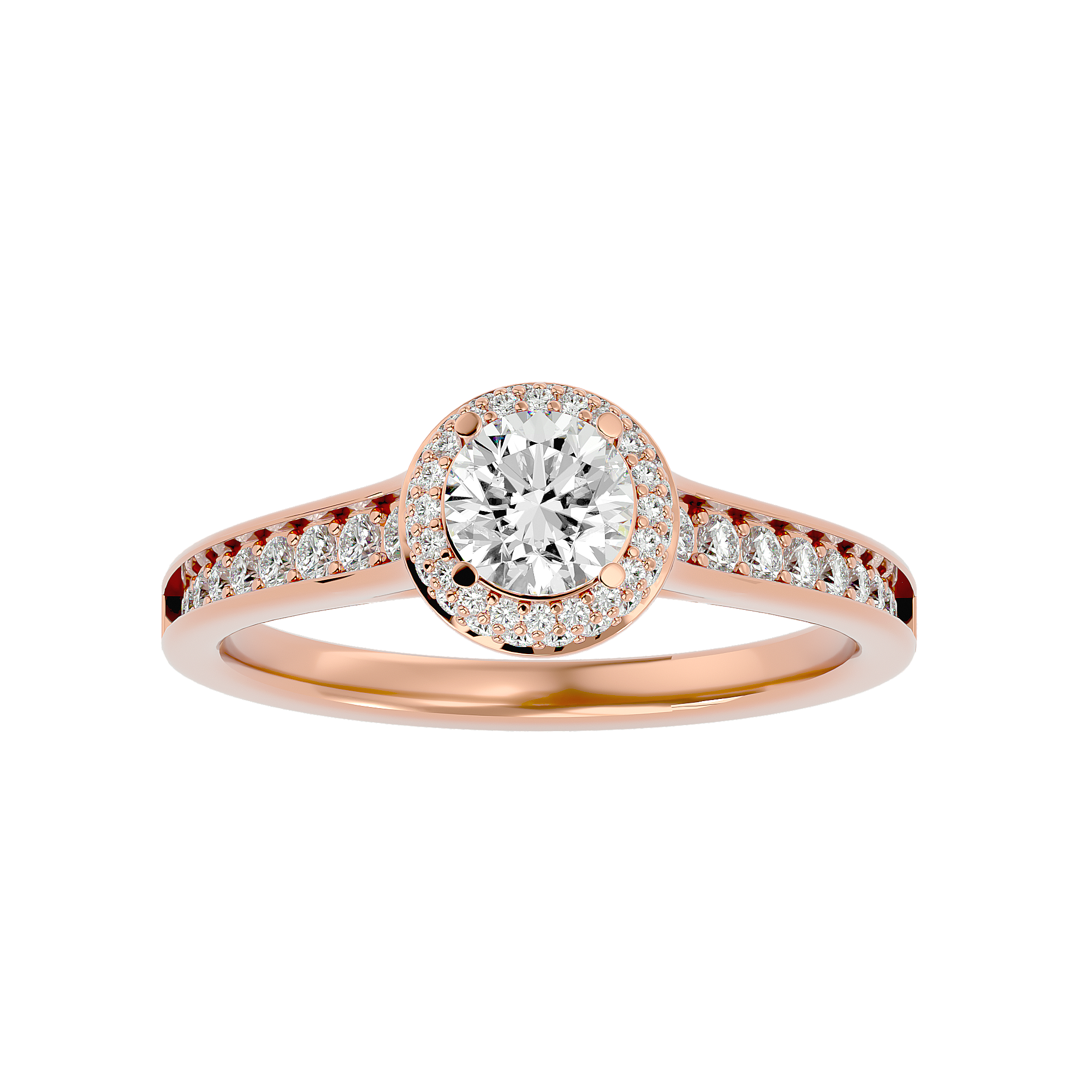 Penny Halo Ring