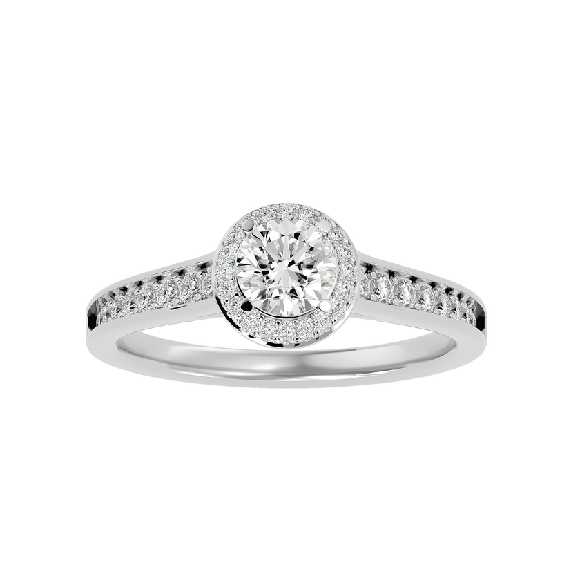 Penny Halo Ring