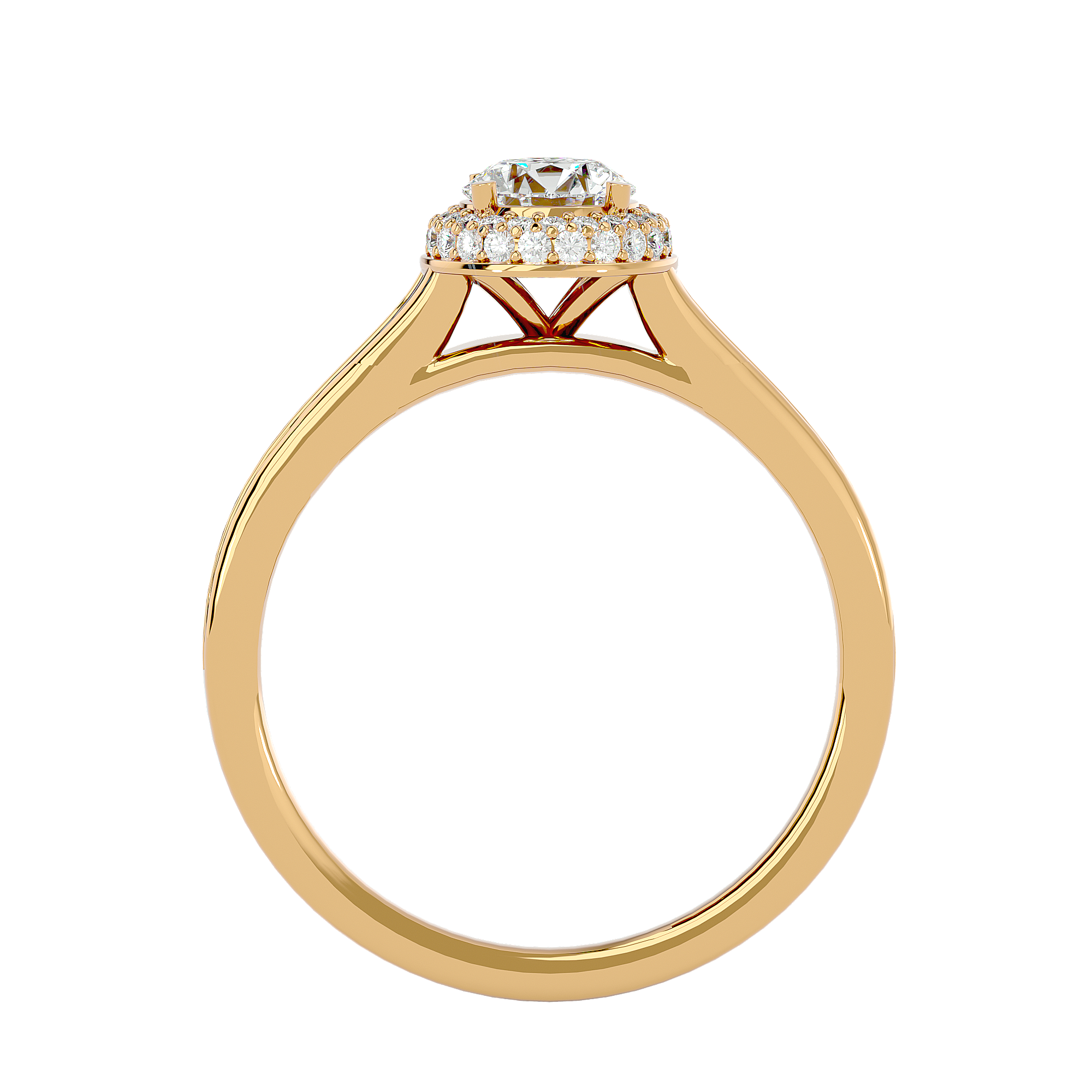 Penny Halo Ring