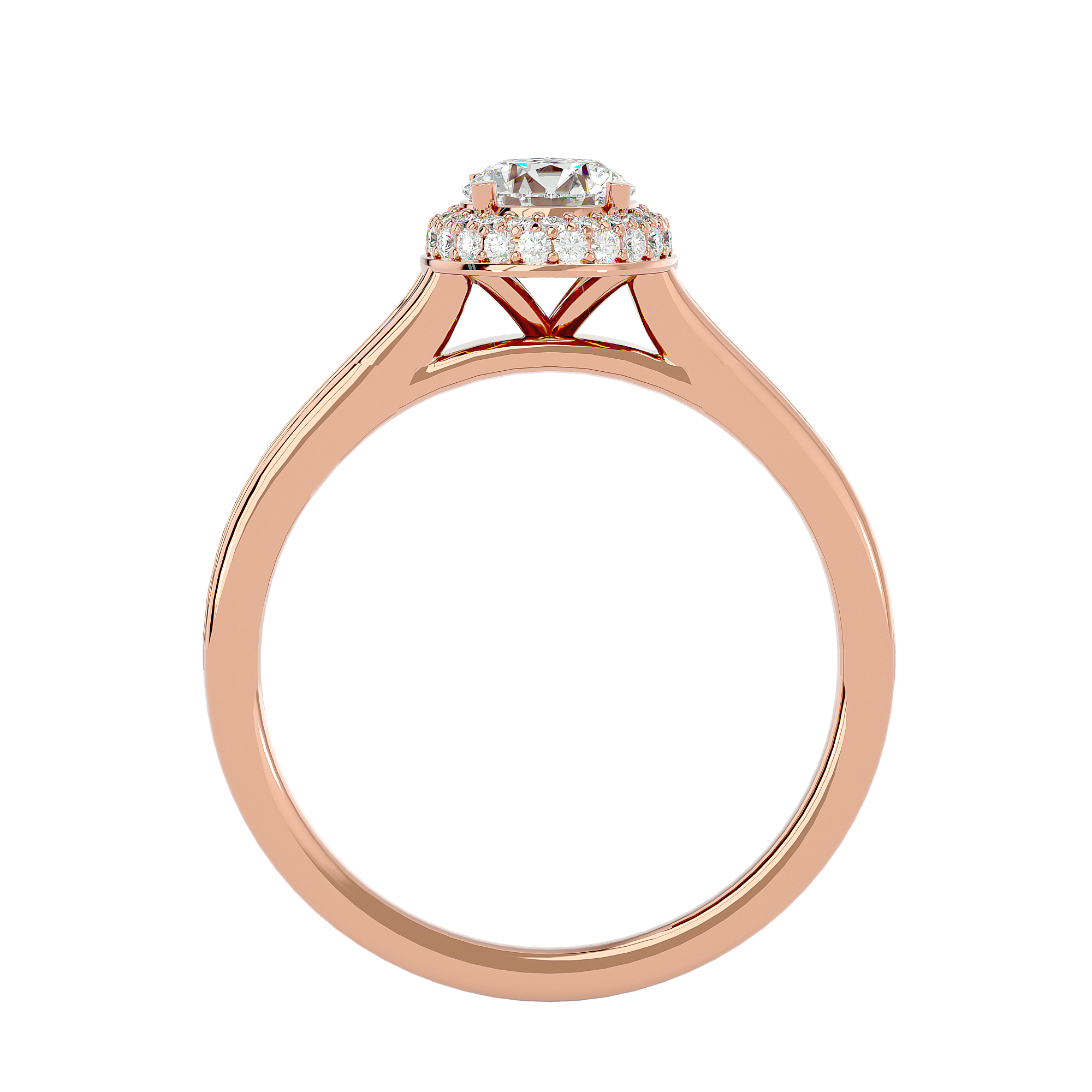 Penny Halo Ring