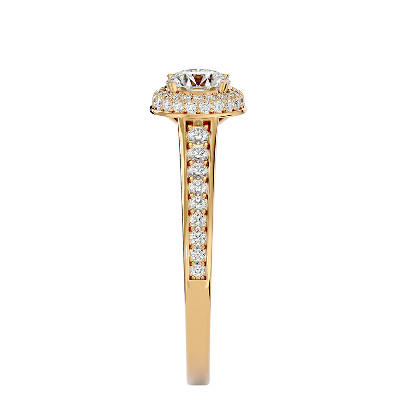 Penny Halo Ring