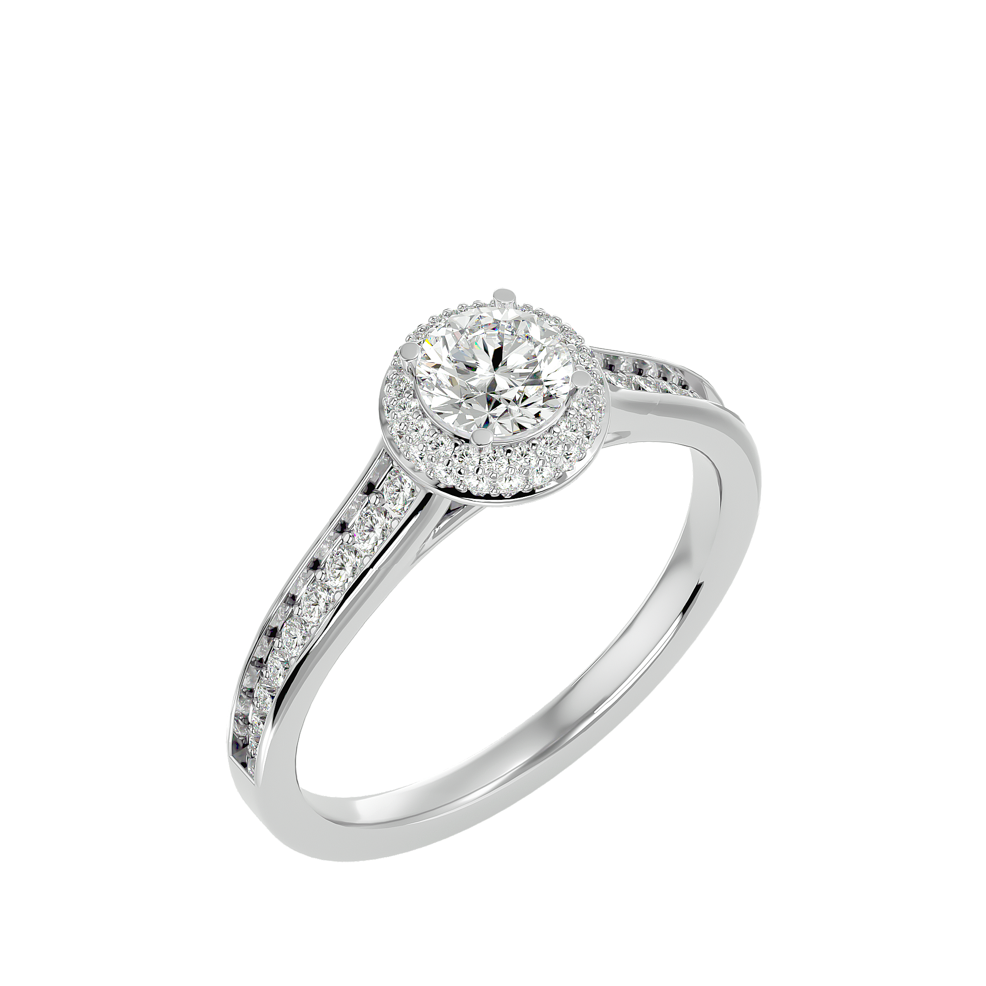 Penny Halo Ring