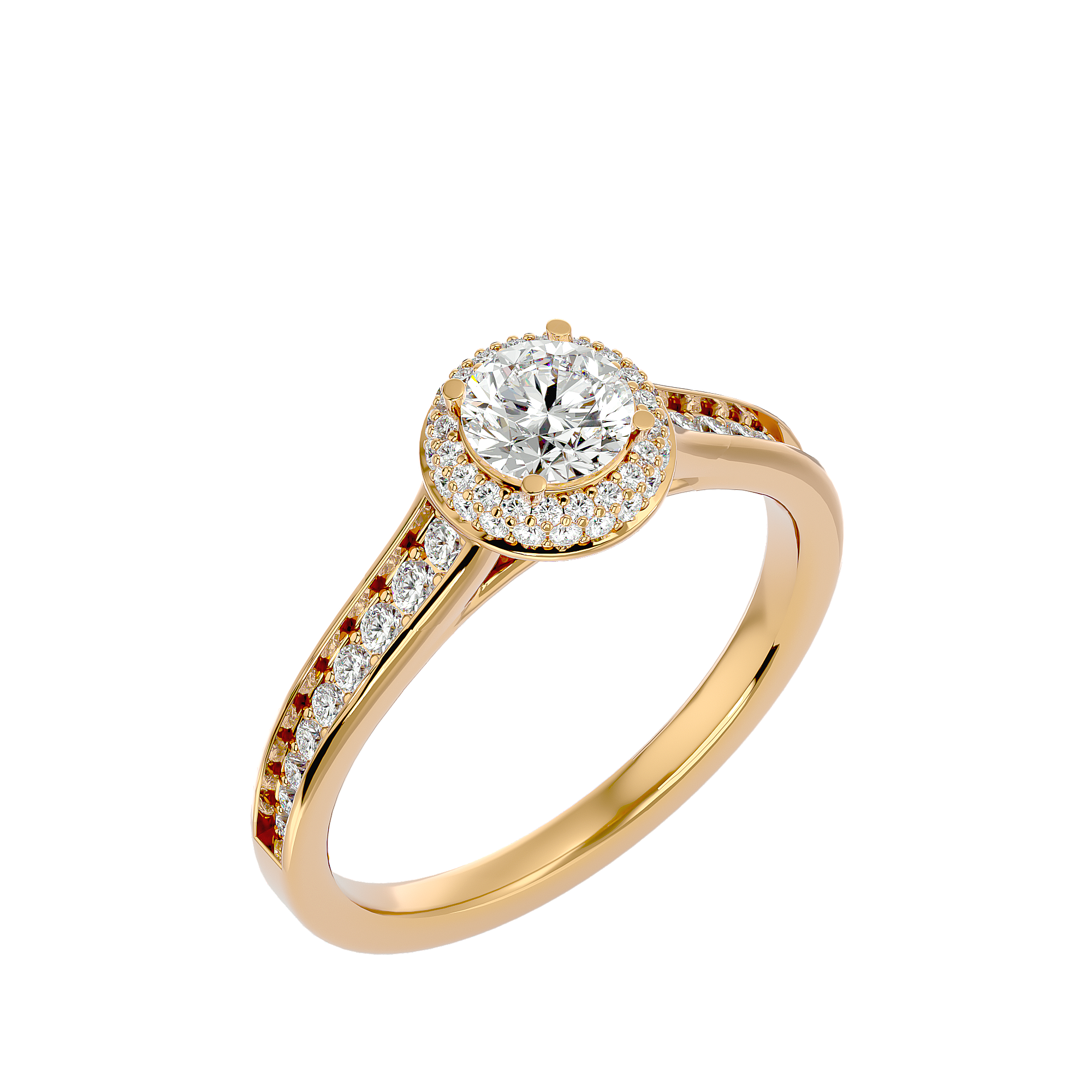 Penny Halo Ring