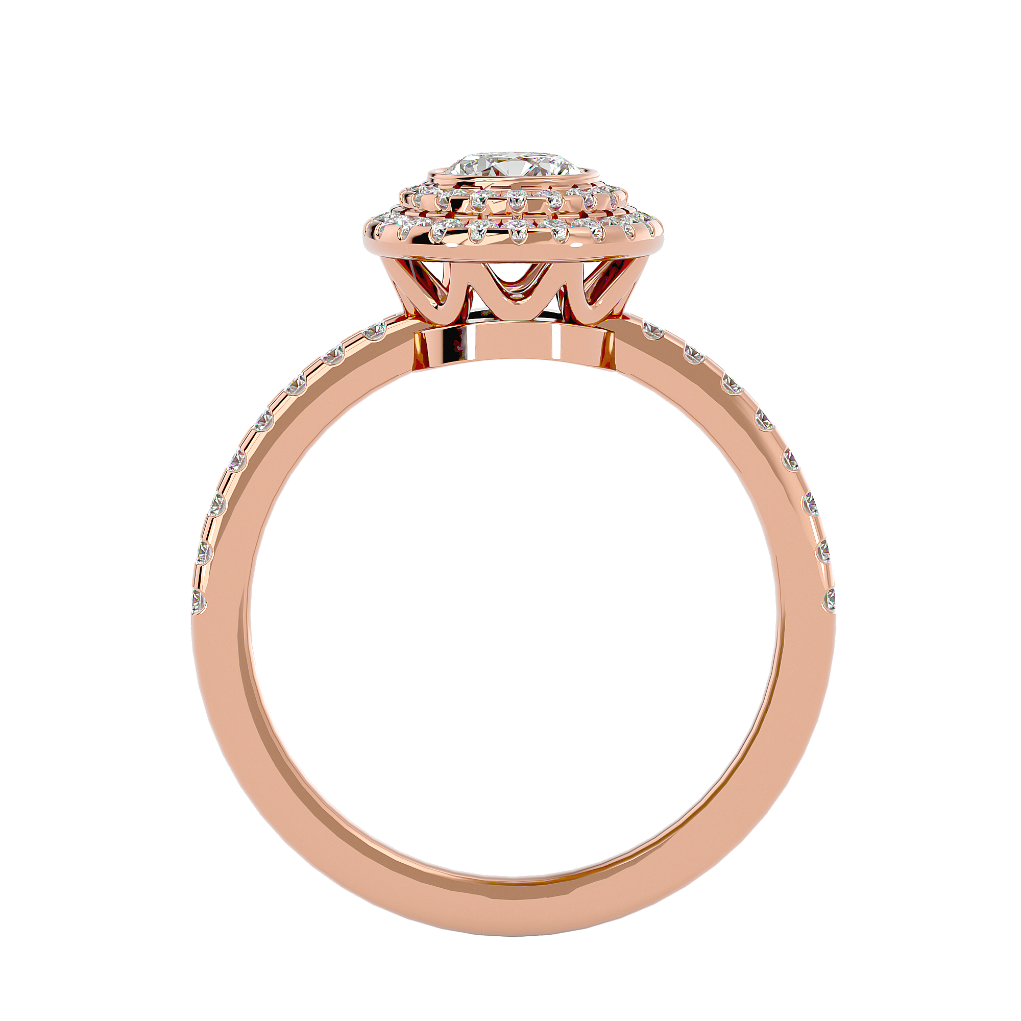 Rhea Halo Ring