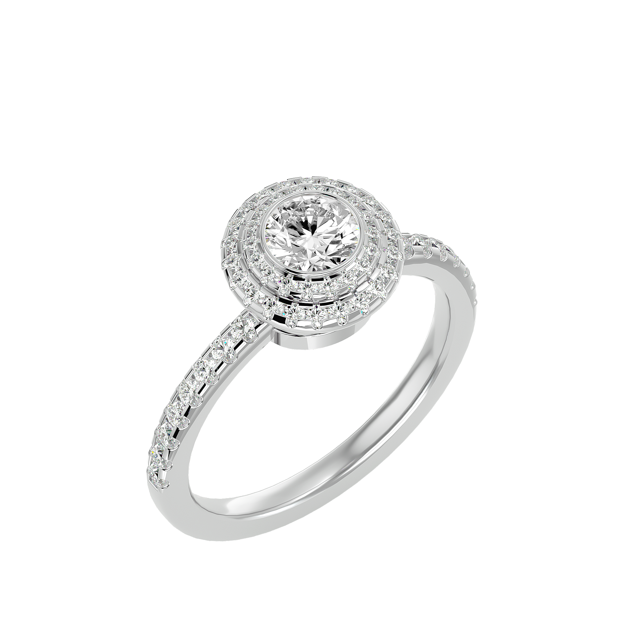 Rhea Halo Ring