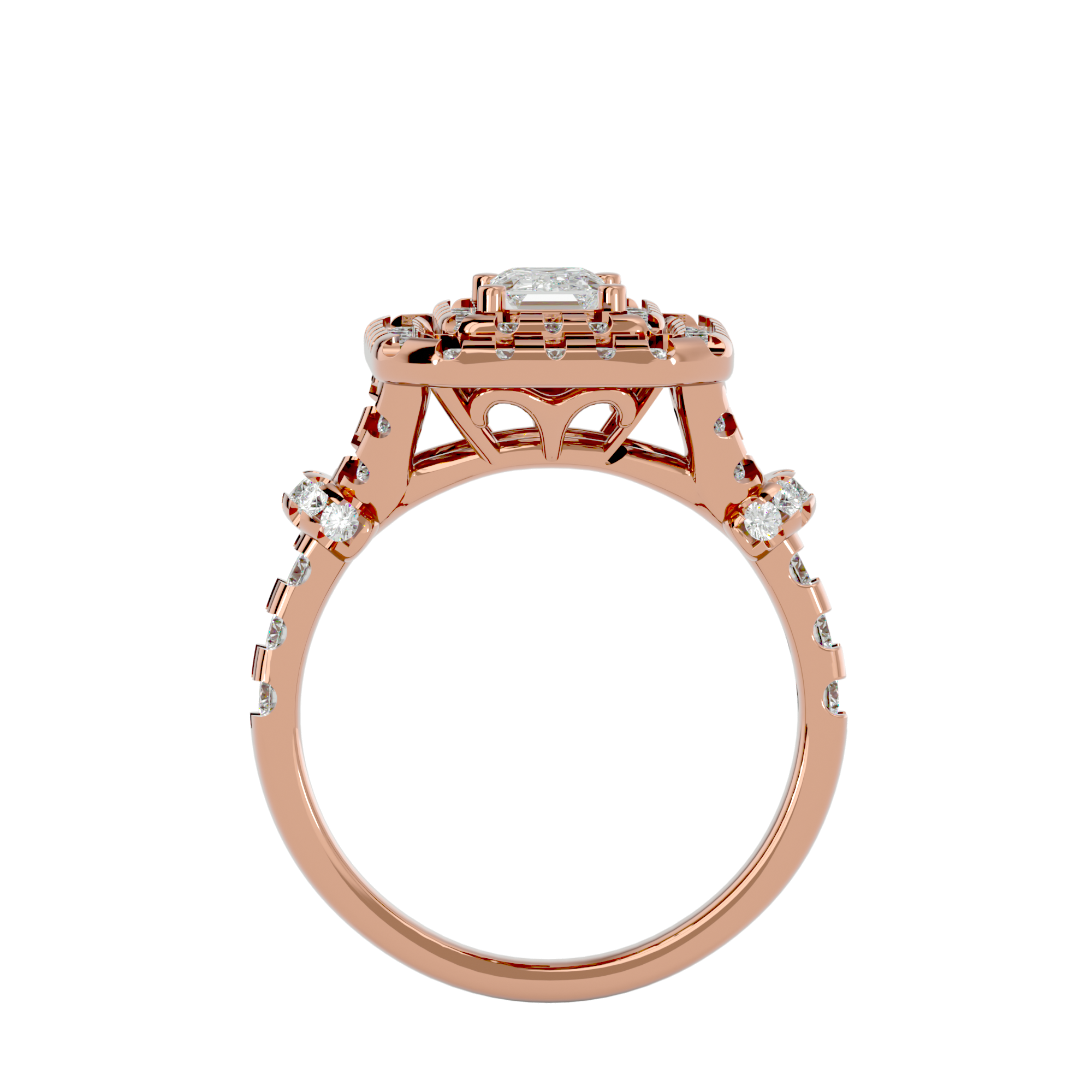 Avalynn Halo Ring