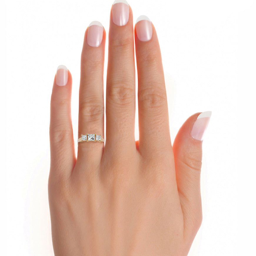 Kalani Three Stone Ring