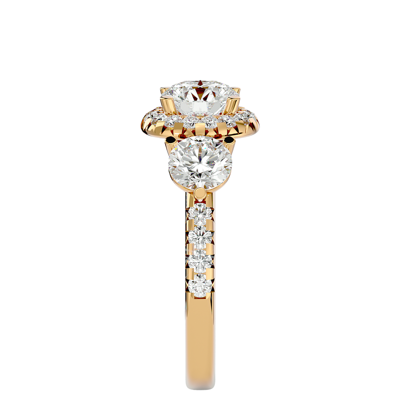 Savanna Three Stone Ring