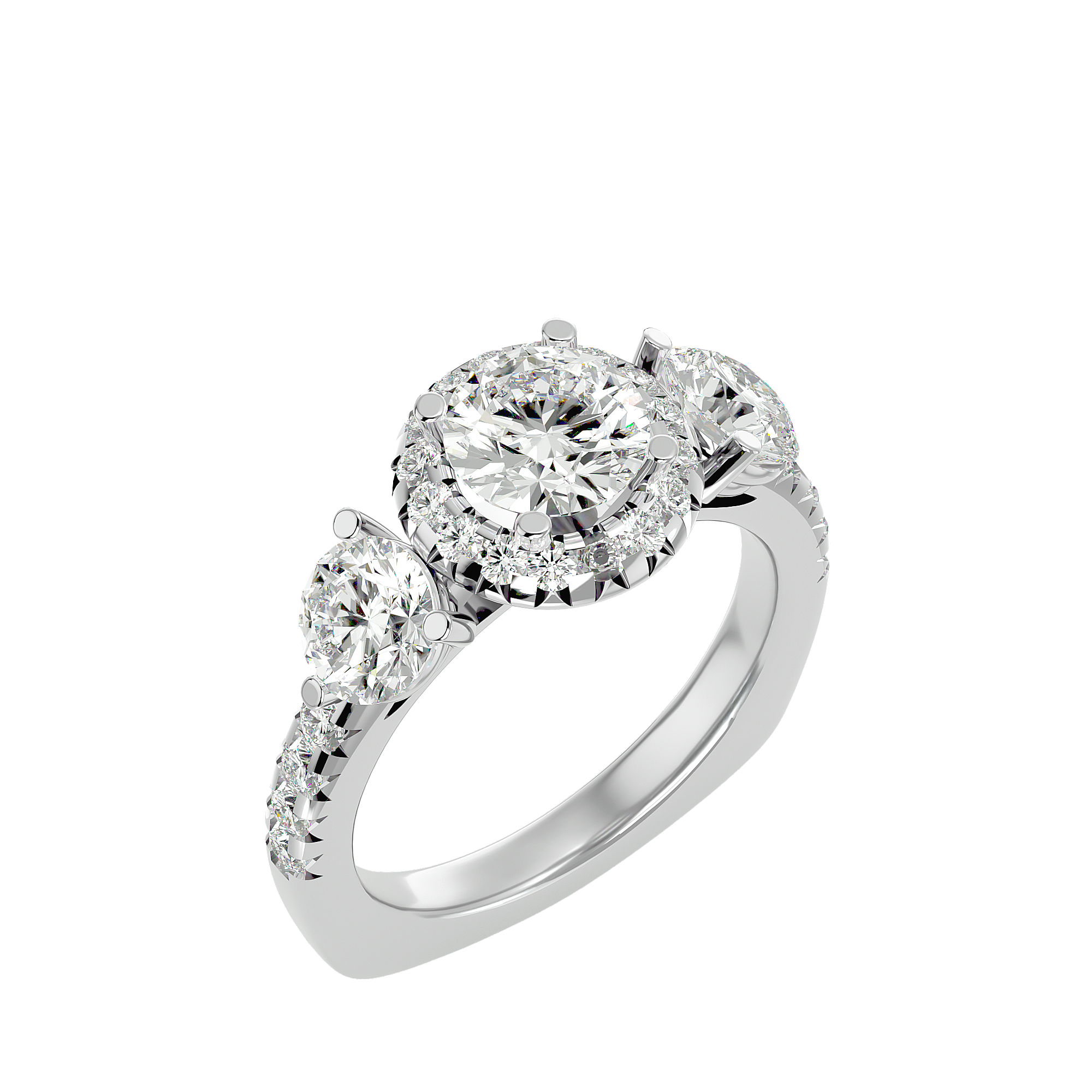 Savanna Three Stone Ring