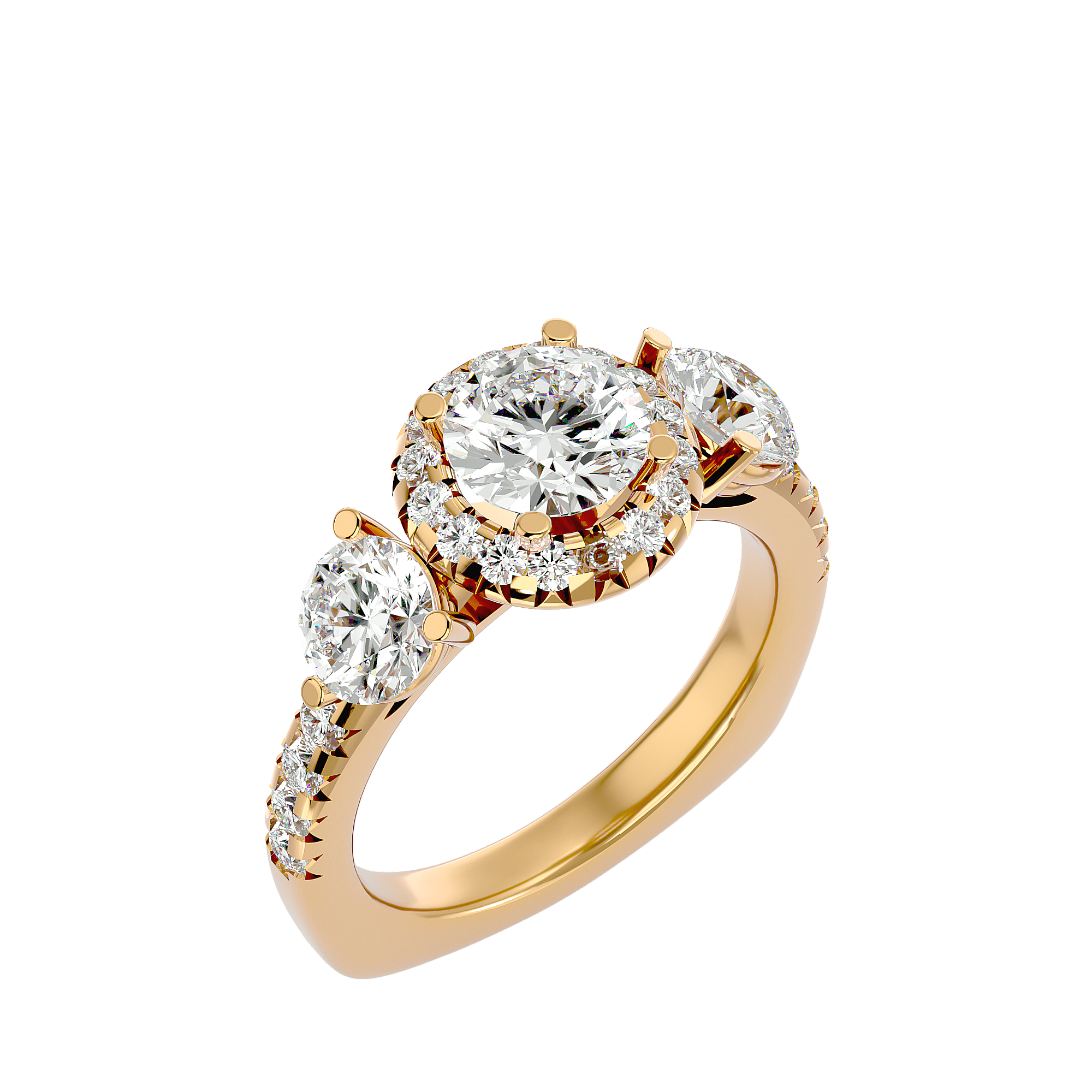 Savanna Three Stone Ring