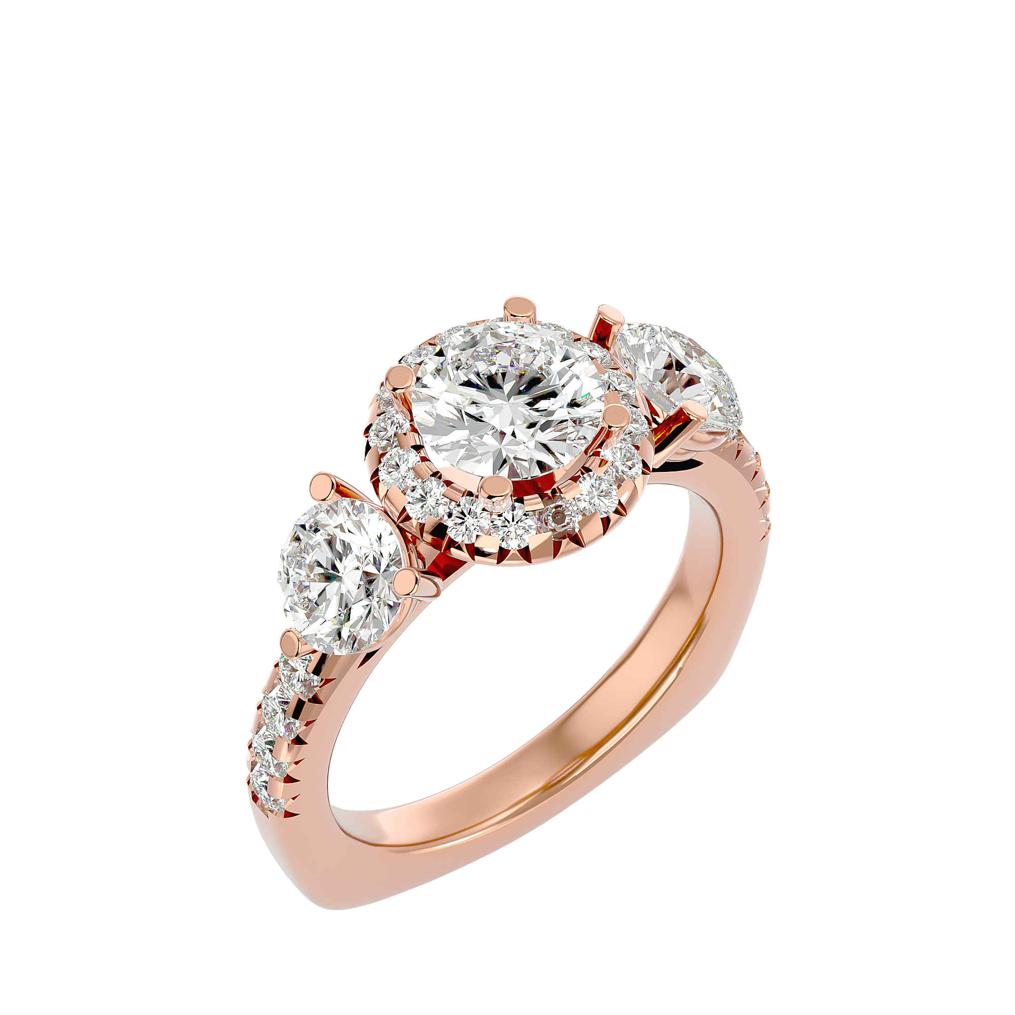 Savanna Three Stone Ring