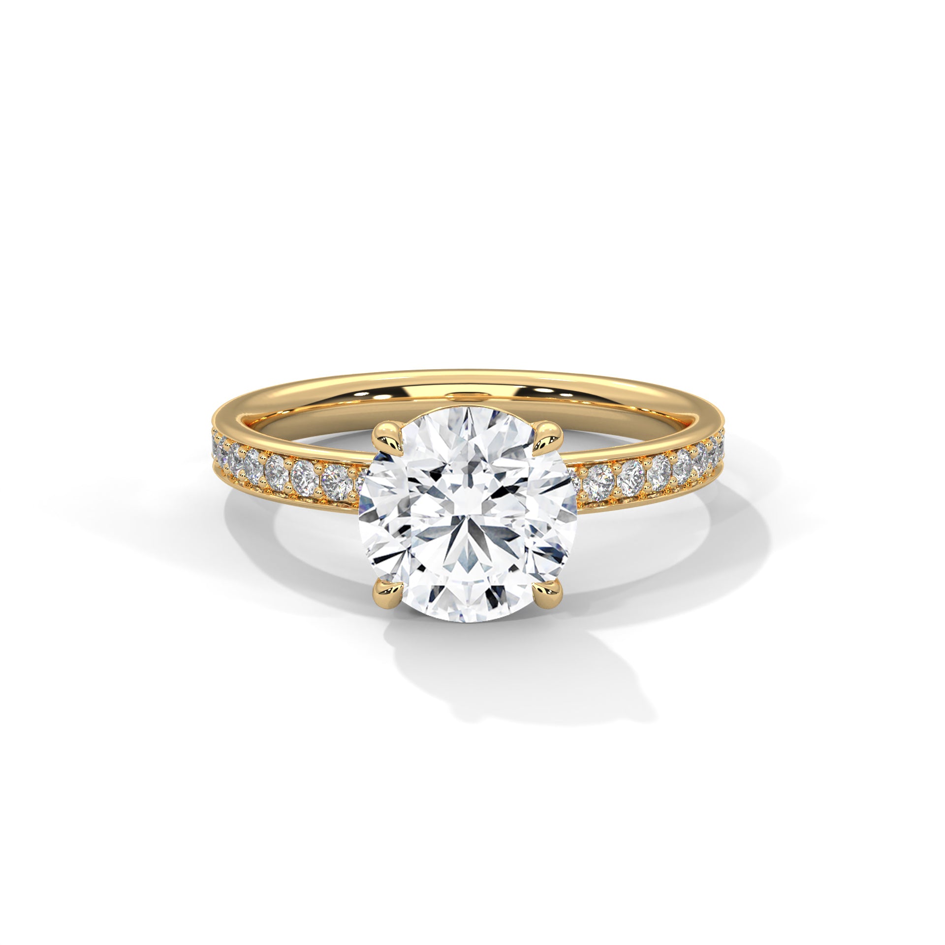 Sky Solitaire Ring