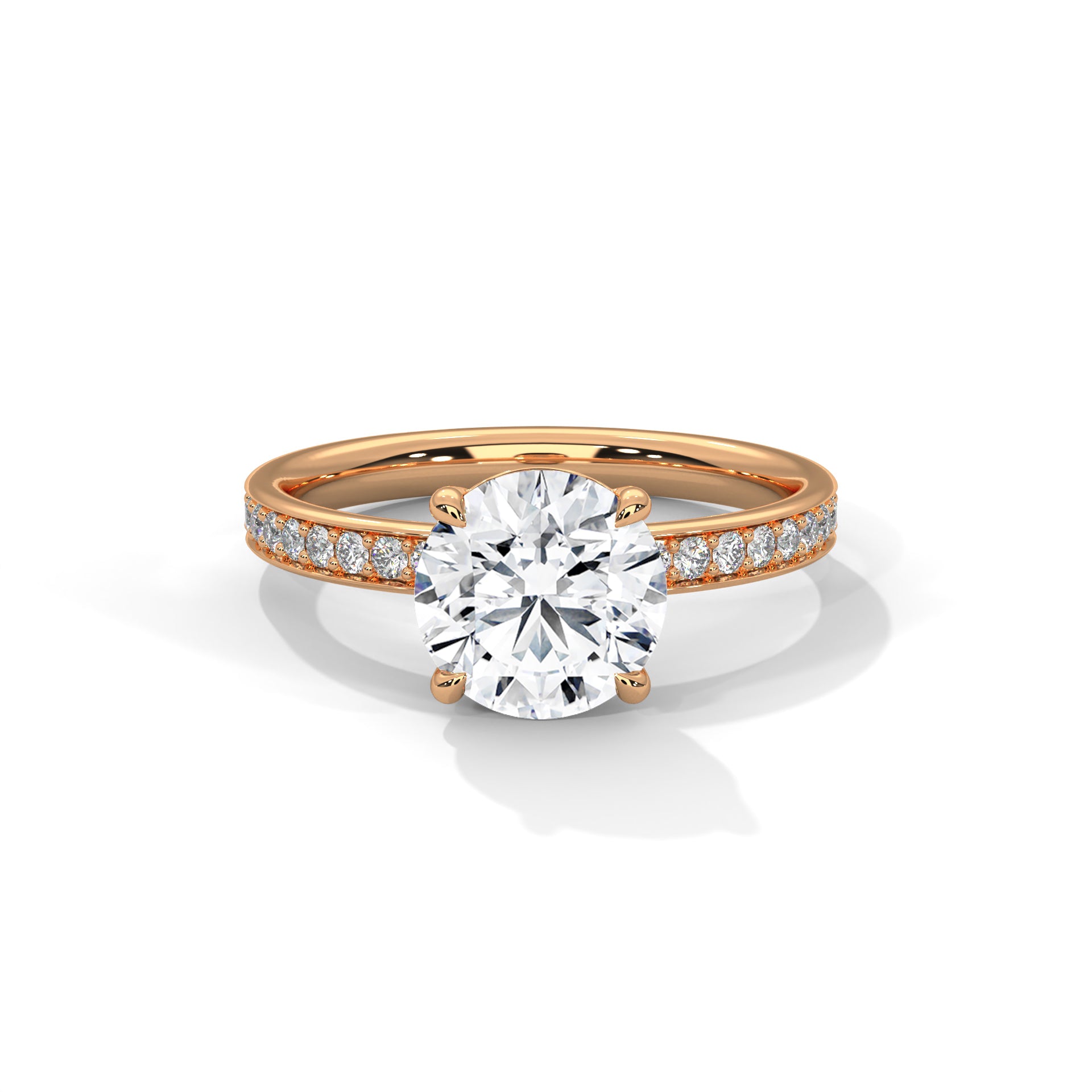 Sky Solitaire Ring