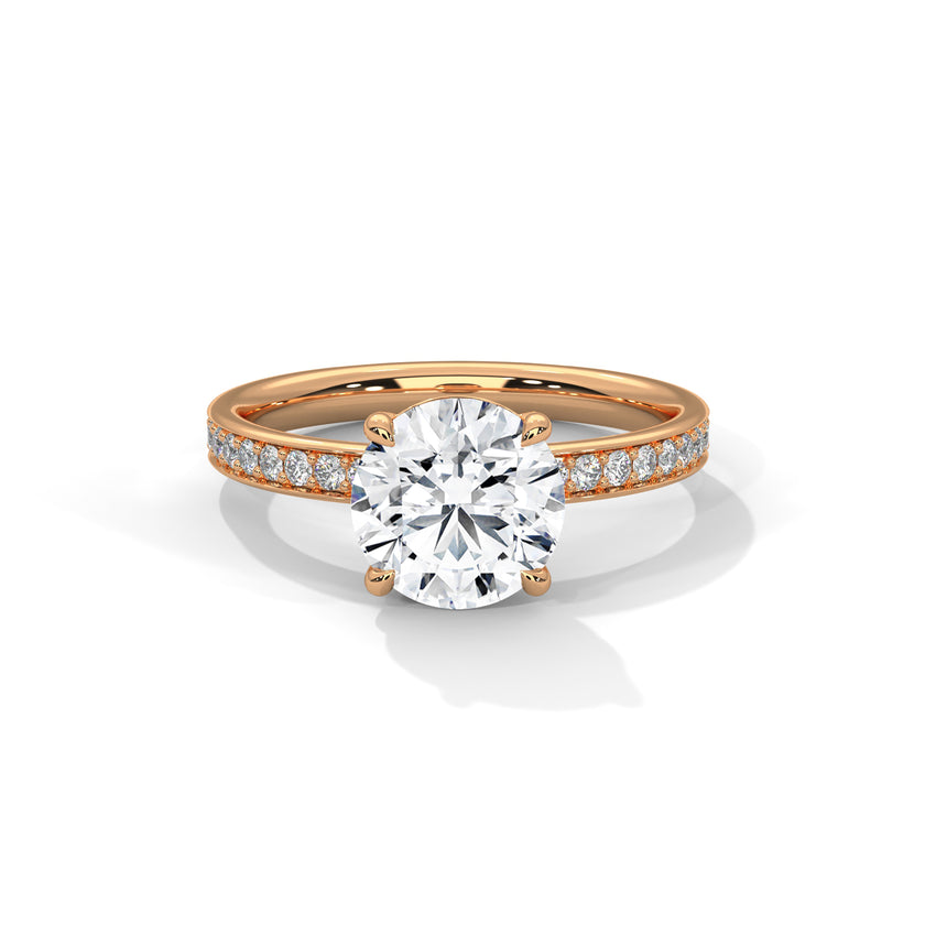Sky Solitaire Ring