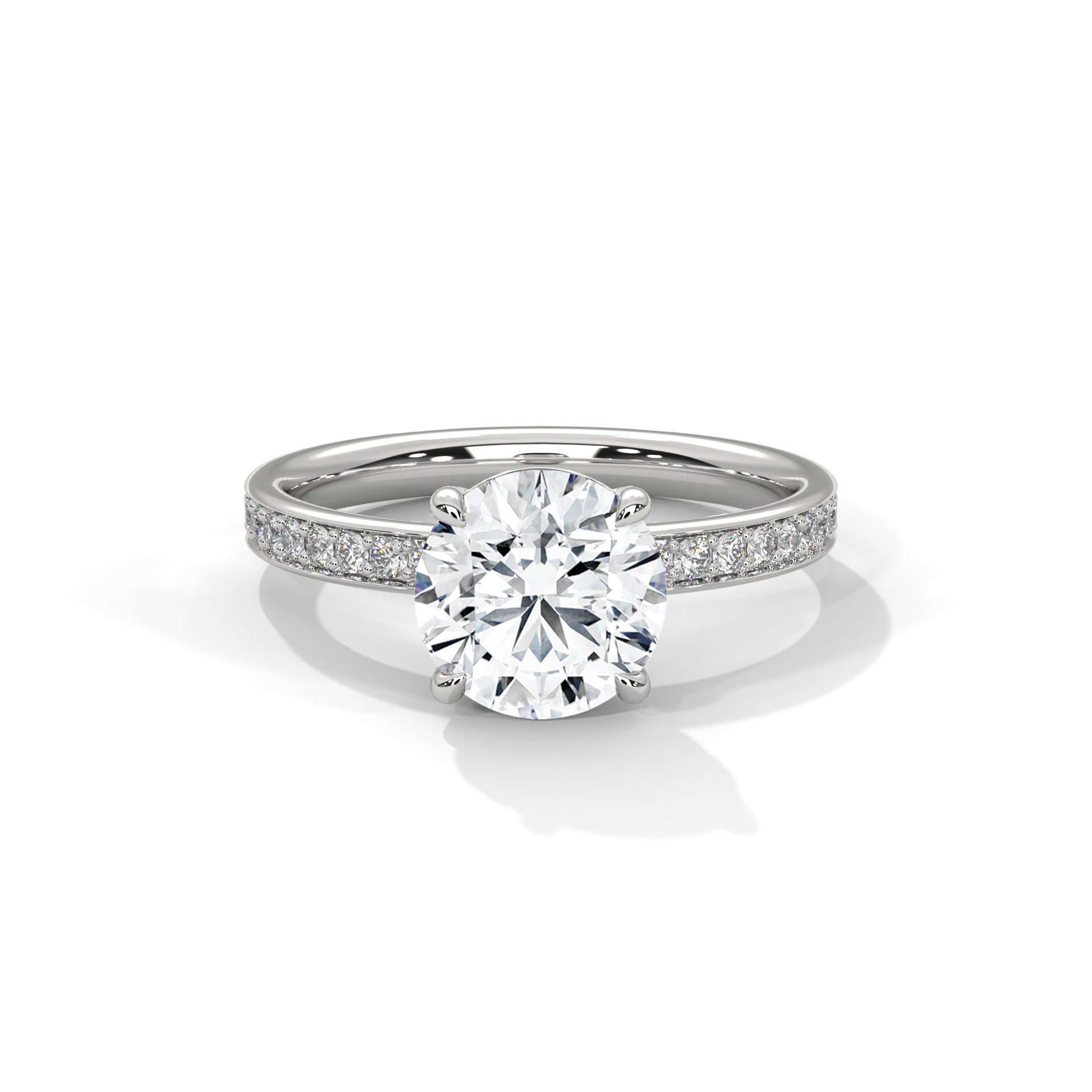 Sky Solitaire Ring