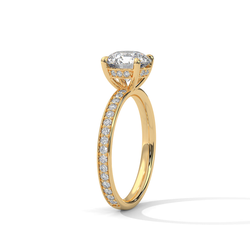 Sky Solitaire Ring
