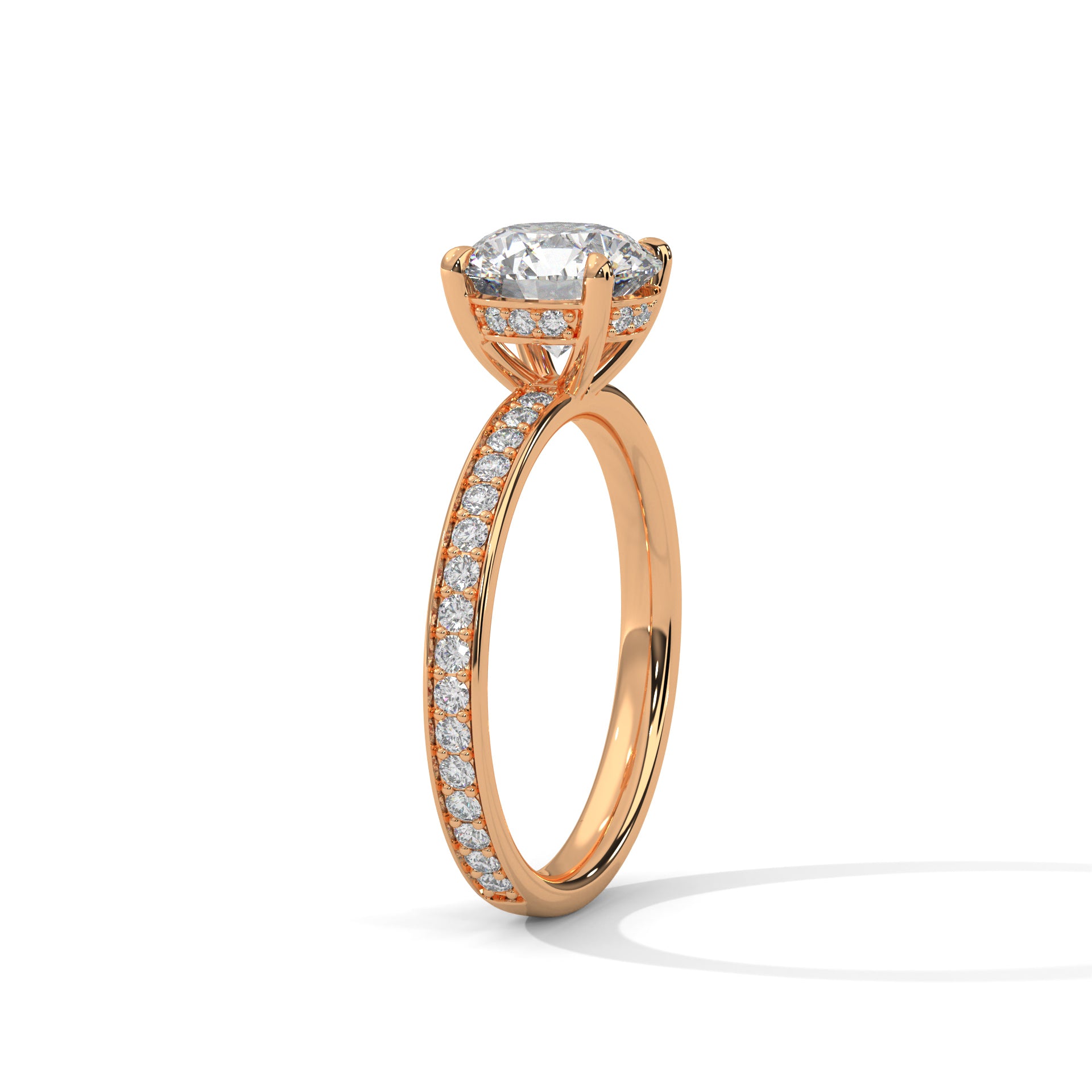 Sky Solitaire Ring