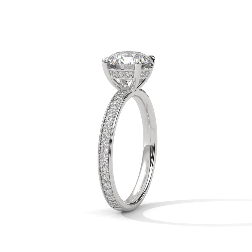 Sky Solitaire Ring