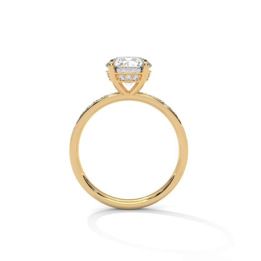 Sky Solitaire Ring