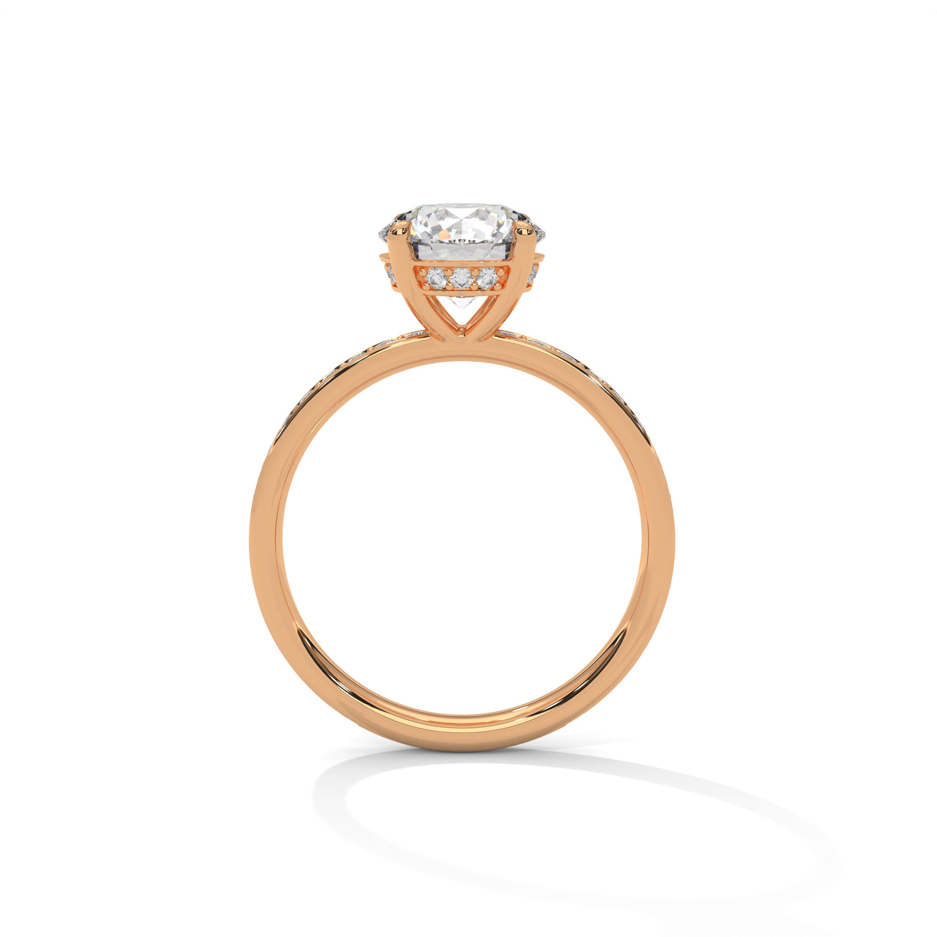 Sky Solitaire Ring