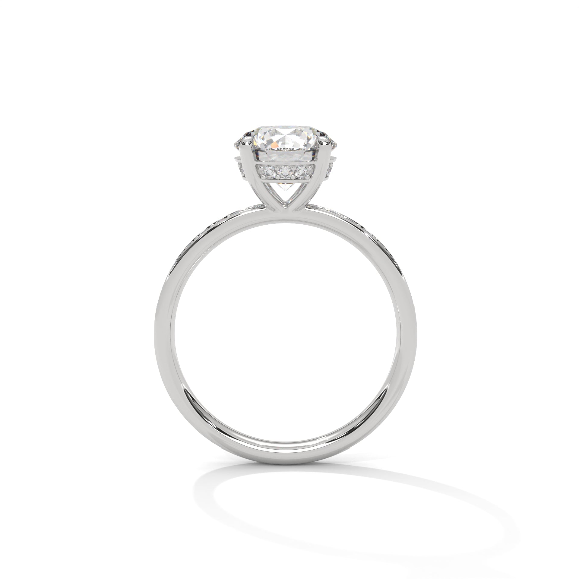Sky Solitaire Ring