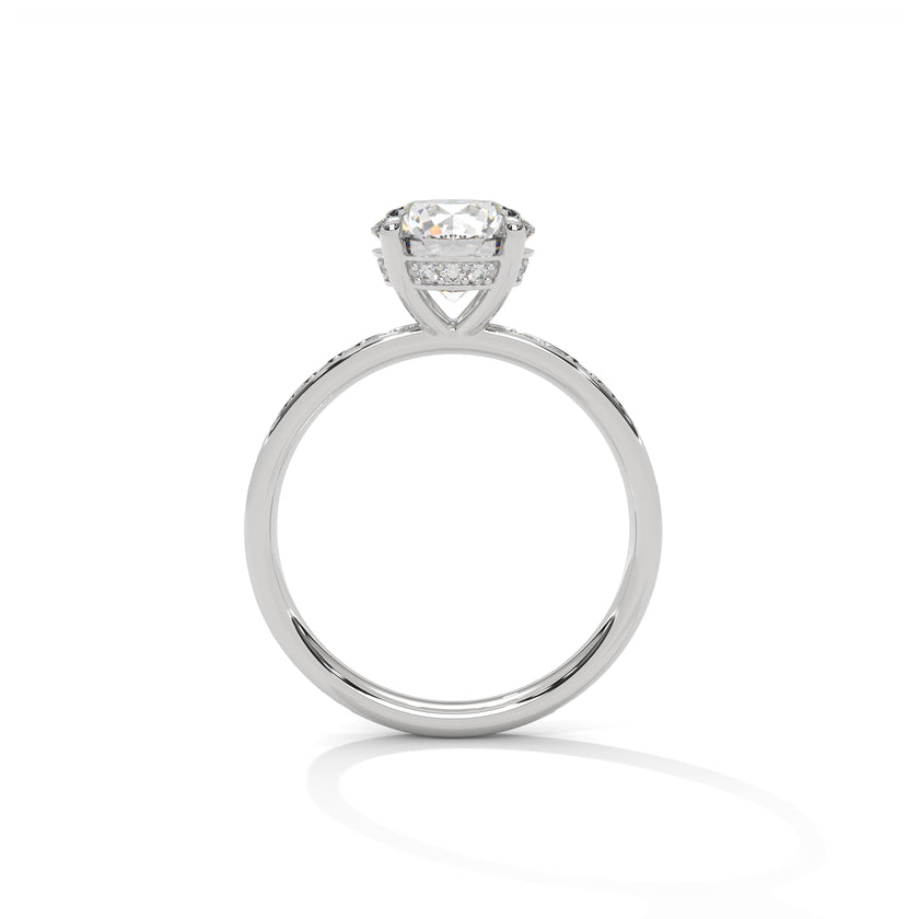 Sky Solitaire Ring