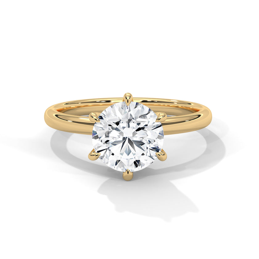 Estrella Solitaire Ring