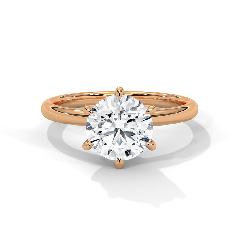 Estrella Solitaire Ring