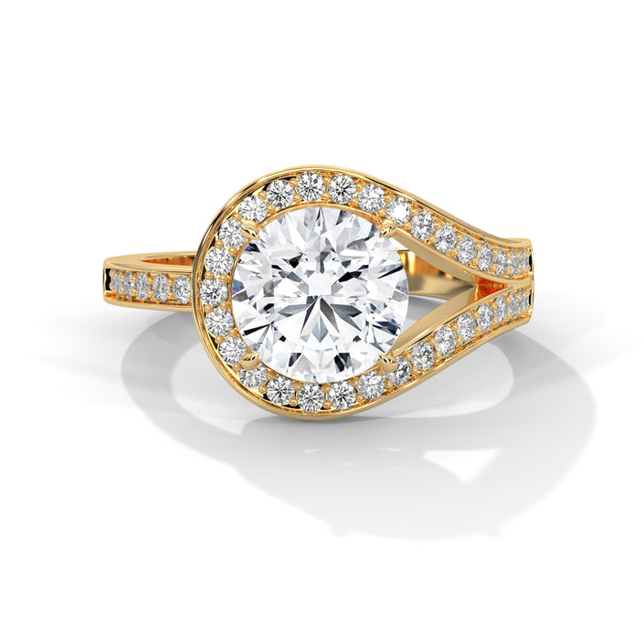 Brittany Halo  Ring