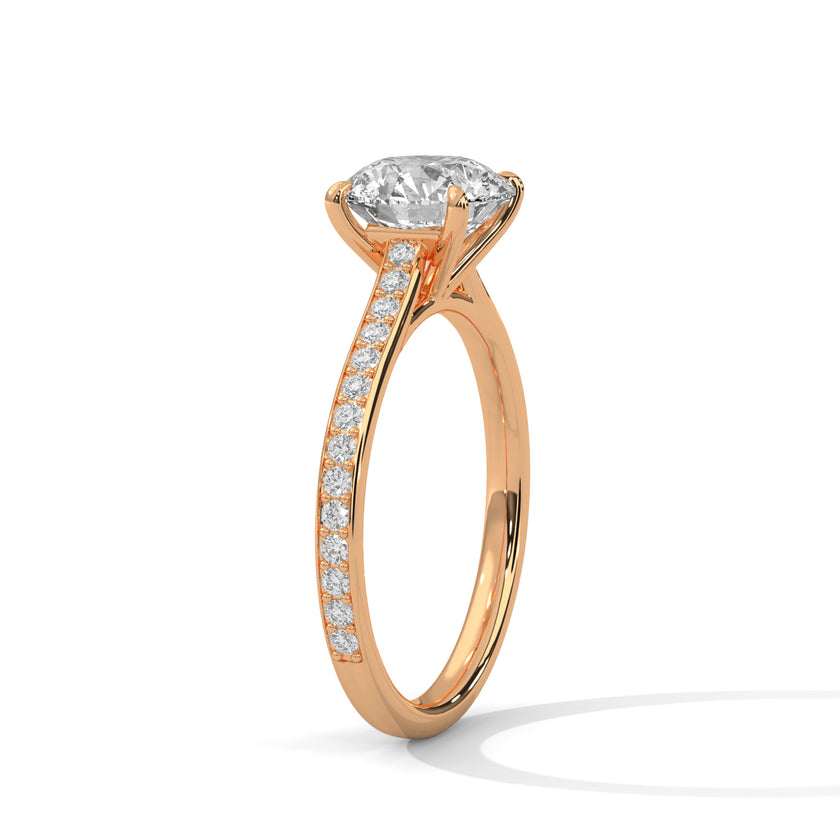 Monica Solitaire Ring