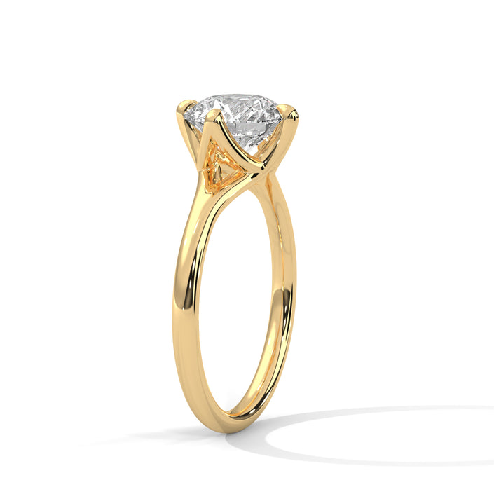 Hunter Solitaire Ring
