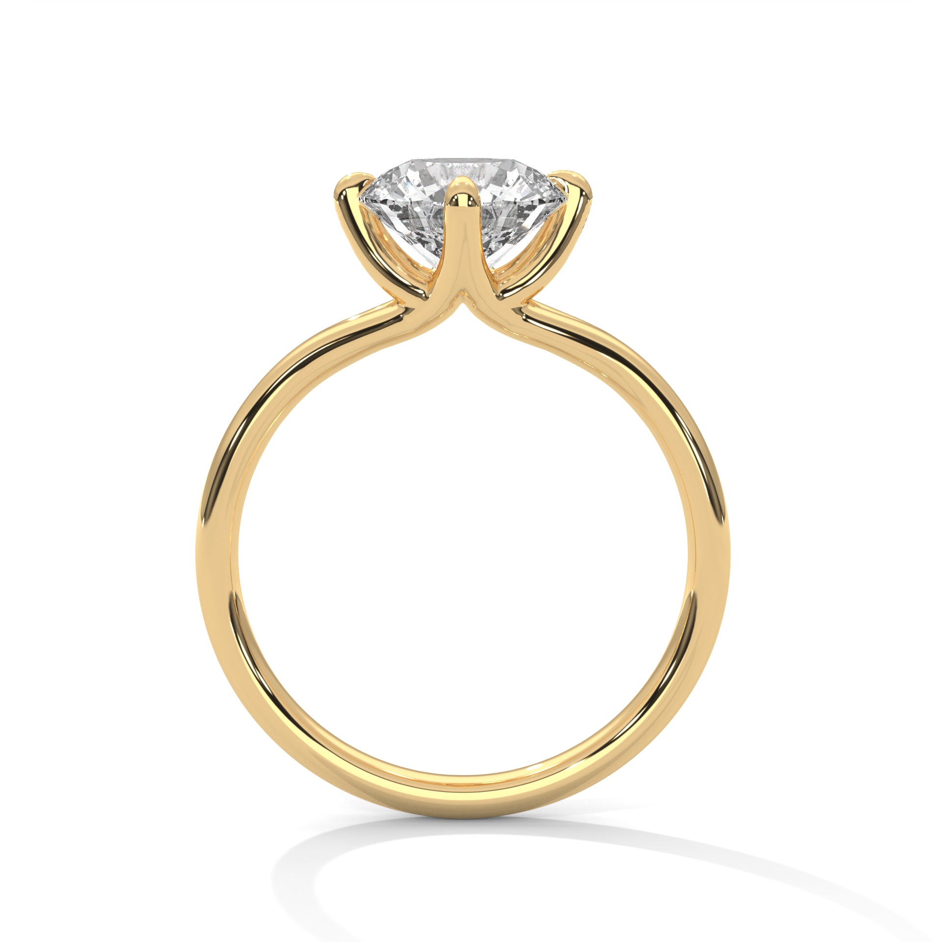 Hunter Solitaire Ring