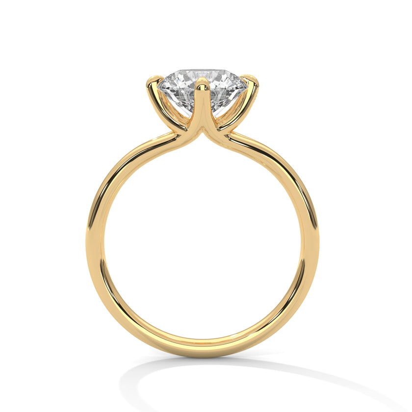 Hunter Solitaire Ring