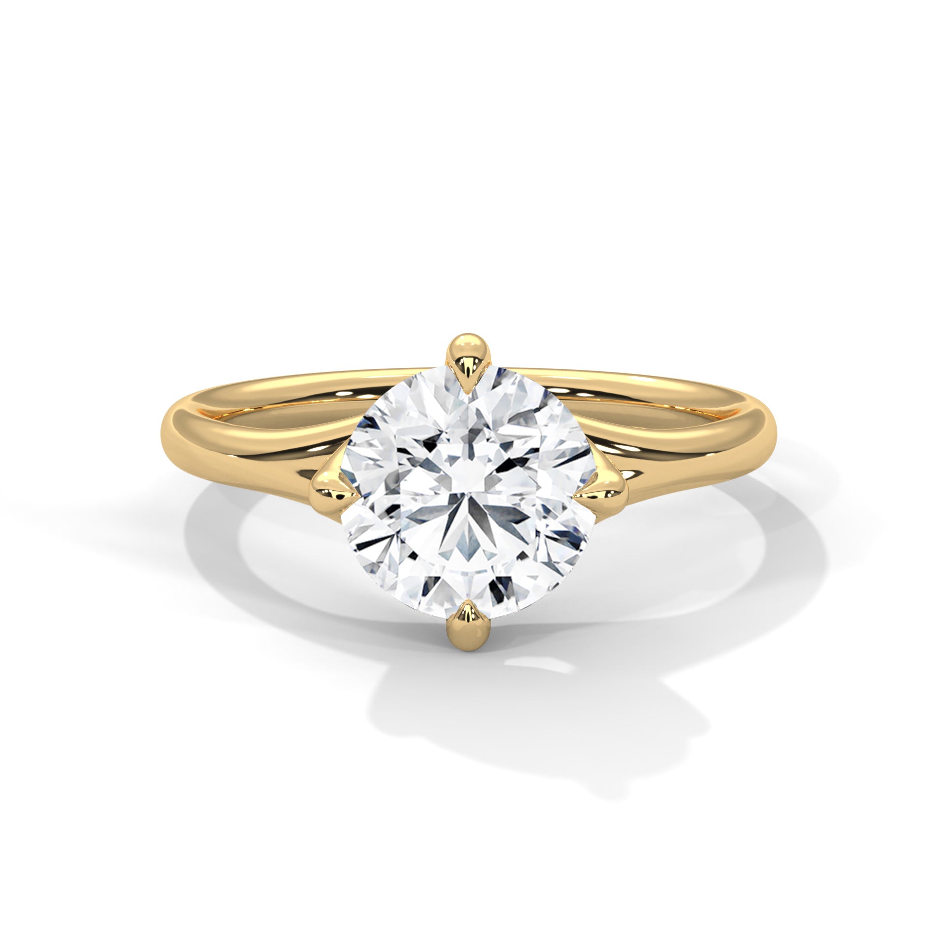 Hunter Solitaire Ring