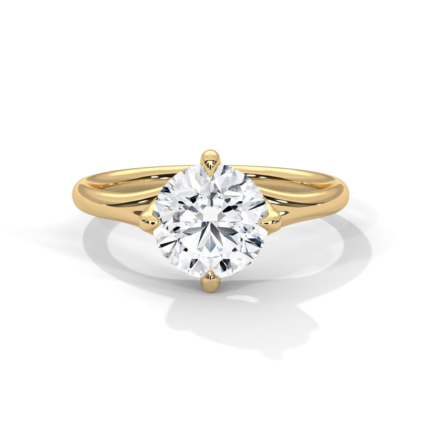Hunter Solitaire Ring