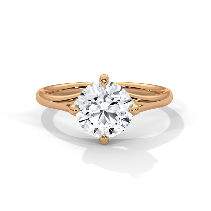 Hunter Solitaire Ring