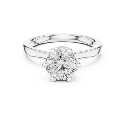 Lacey Solitaire Ring