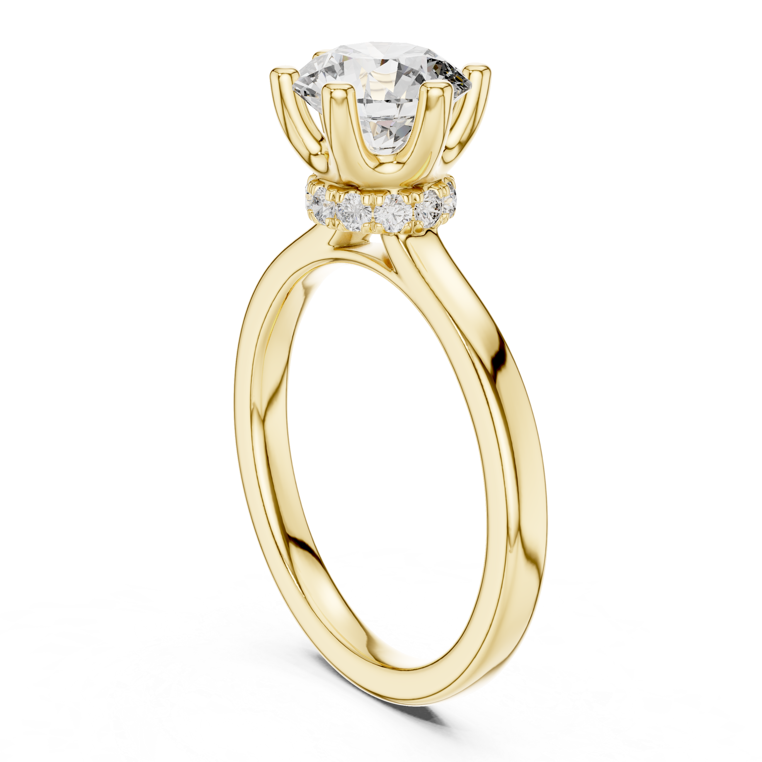 Lacey Solitaire Ring