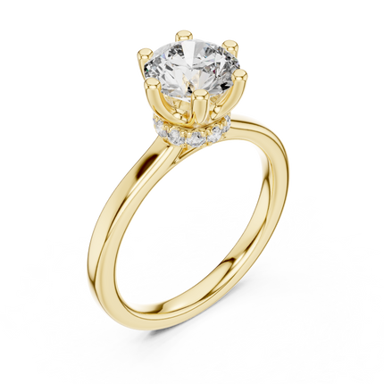 Lacey Solitaire Ring